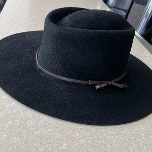 Peruvian Connection Gaucho Hat Wool | Wide Brim Black | One Size NWT